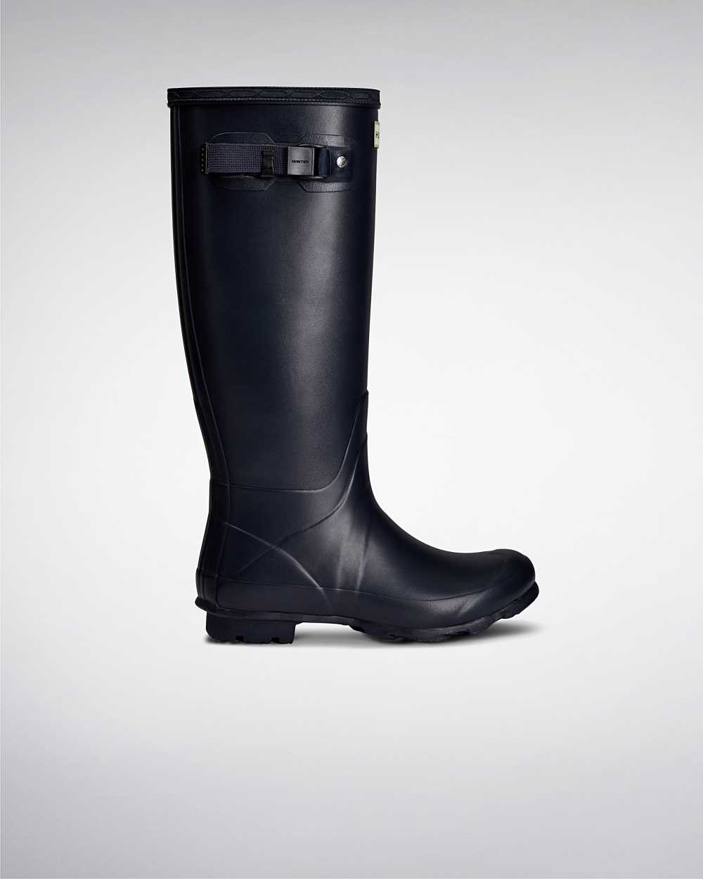 Botas De Agua Mujer - Hunter Norris Field Neoprene Lined Azul Marino - TOEDWG-521 - Azul Marino